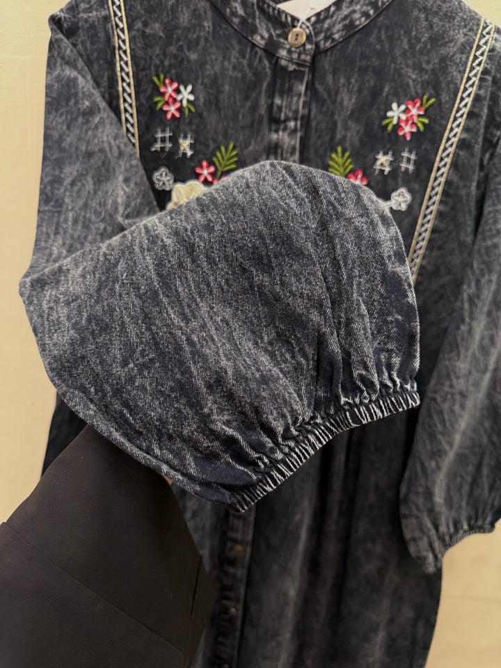 Denim Long Gown’s