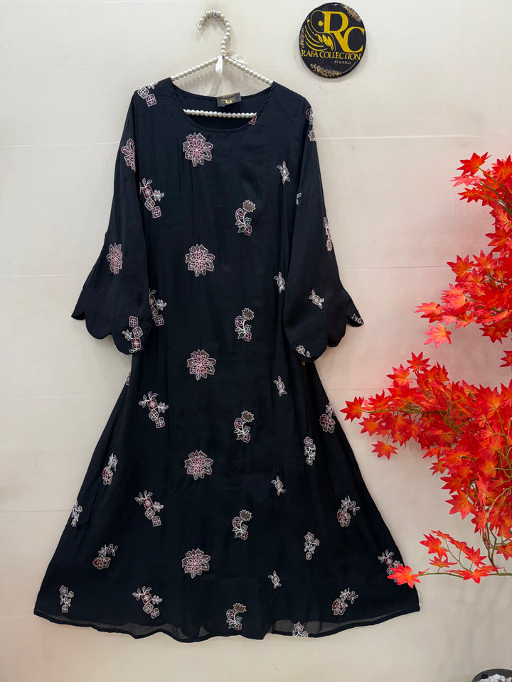 Mal chandheri Embroidered Gown’s