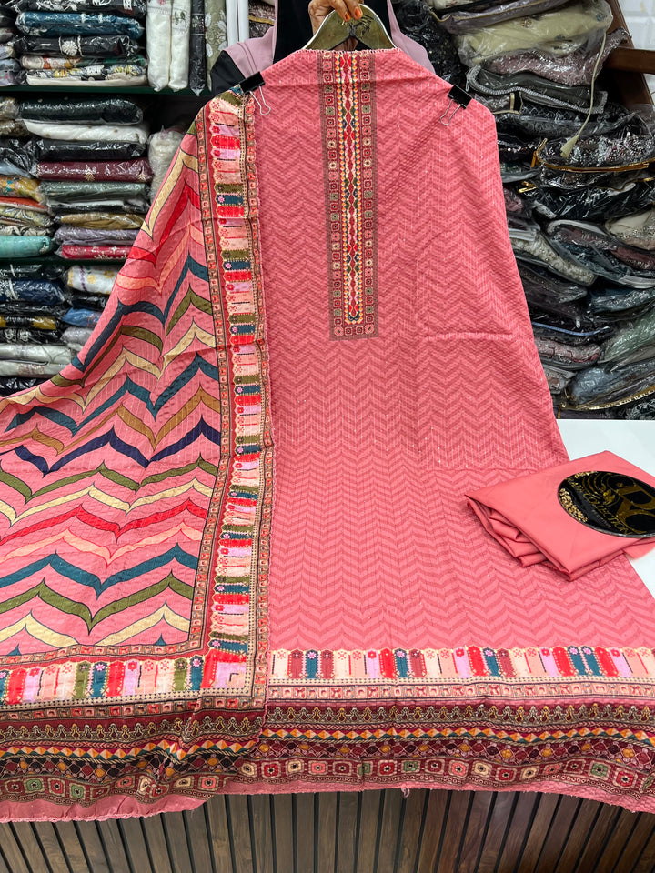 MULTI COLOUR UNSTICH SUIT