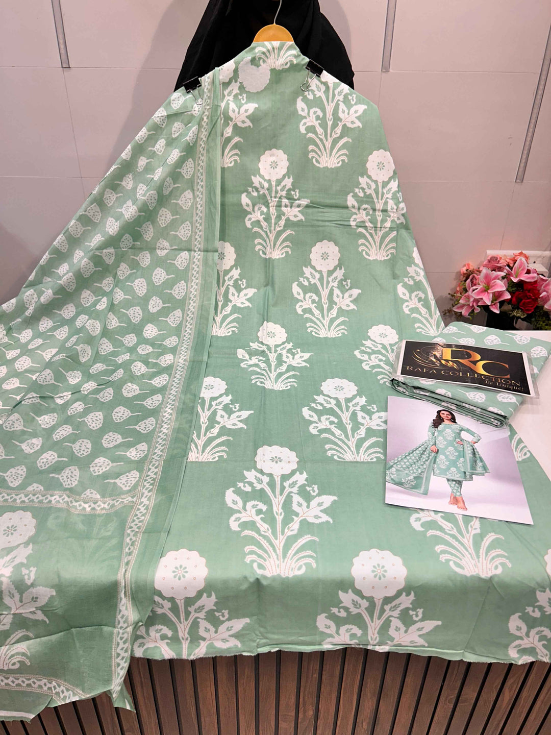 Cotton Printed suit 11546