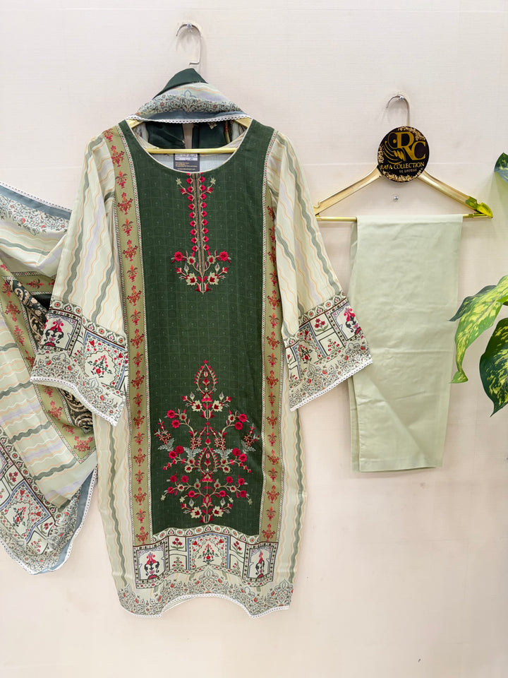 Cotton Embroidery Suits