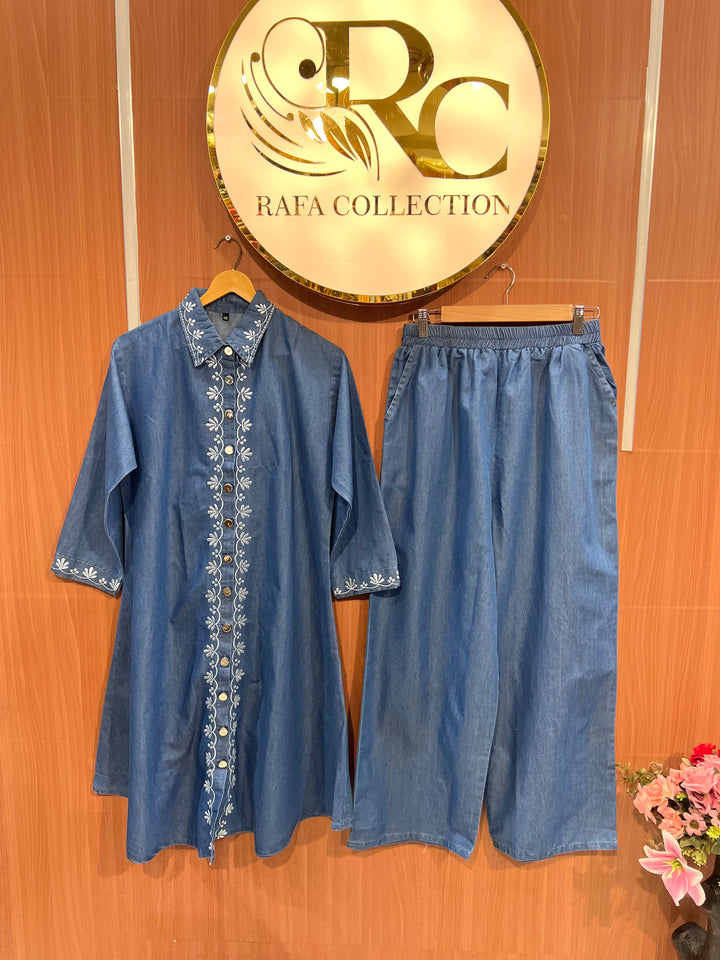 Denim Embroided Co-Ord Sets 2547