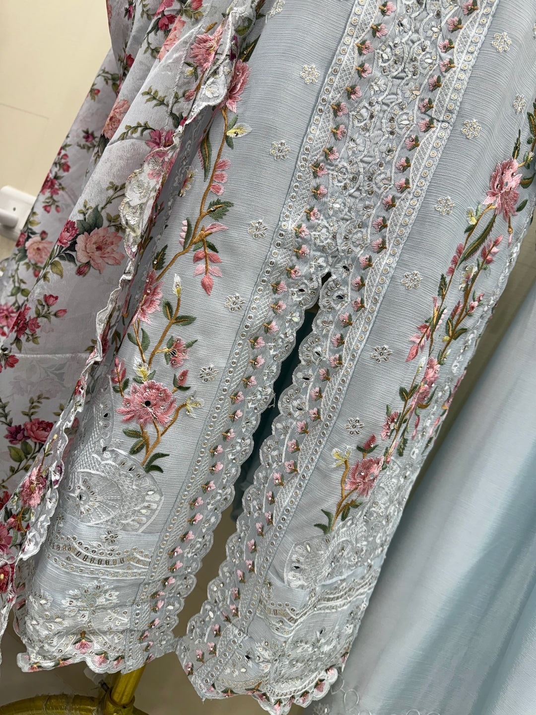 Mirror Work Embroidered suits