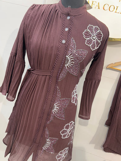 Crinkle Handwork Co-Ord Set 1582