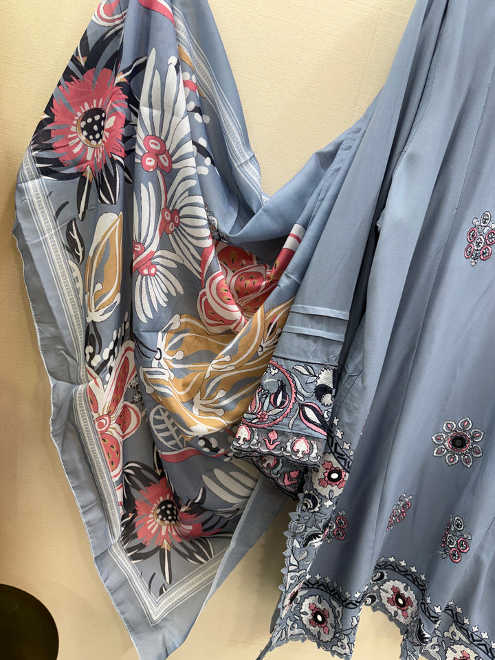 Embroidered plus size suits 2978