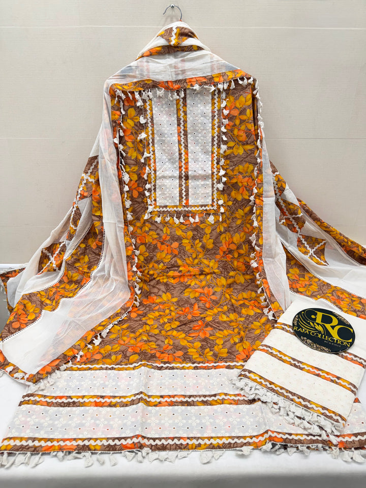 Pure cotton designer Suit