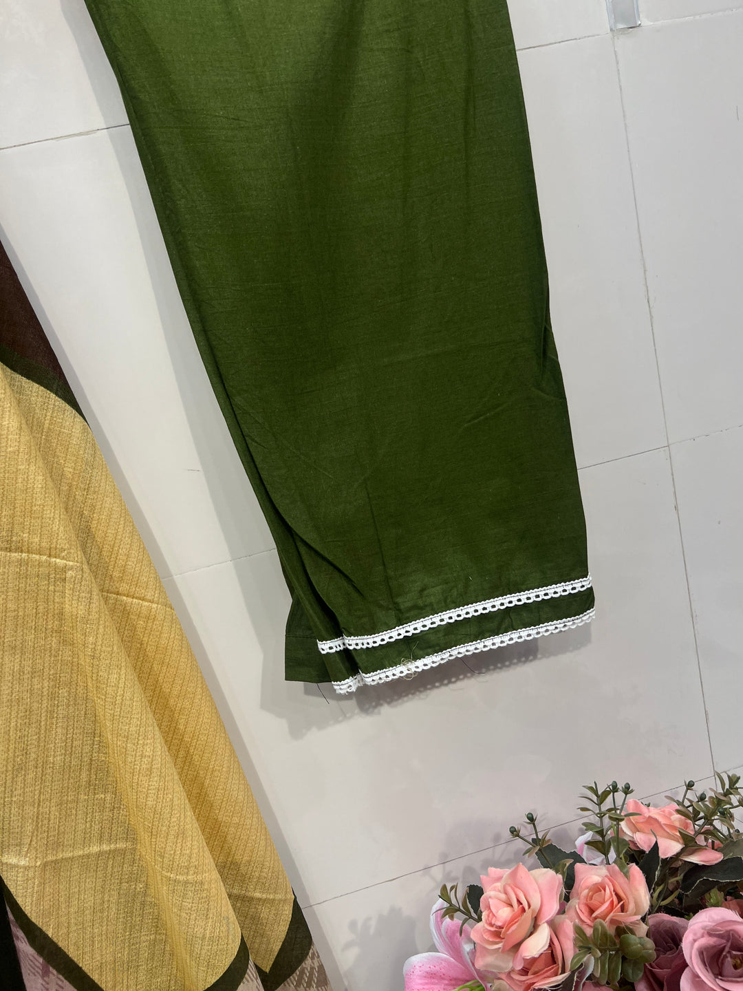 Cotton embroided suits 2612