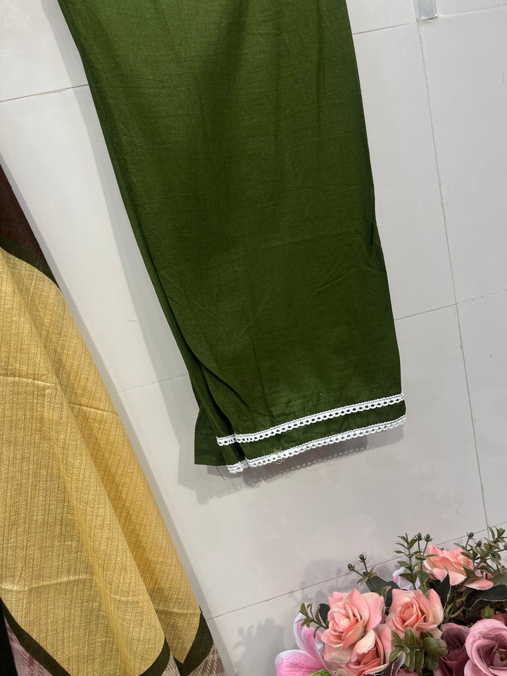 Cotton embroided suits 2612