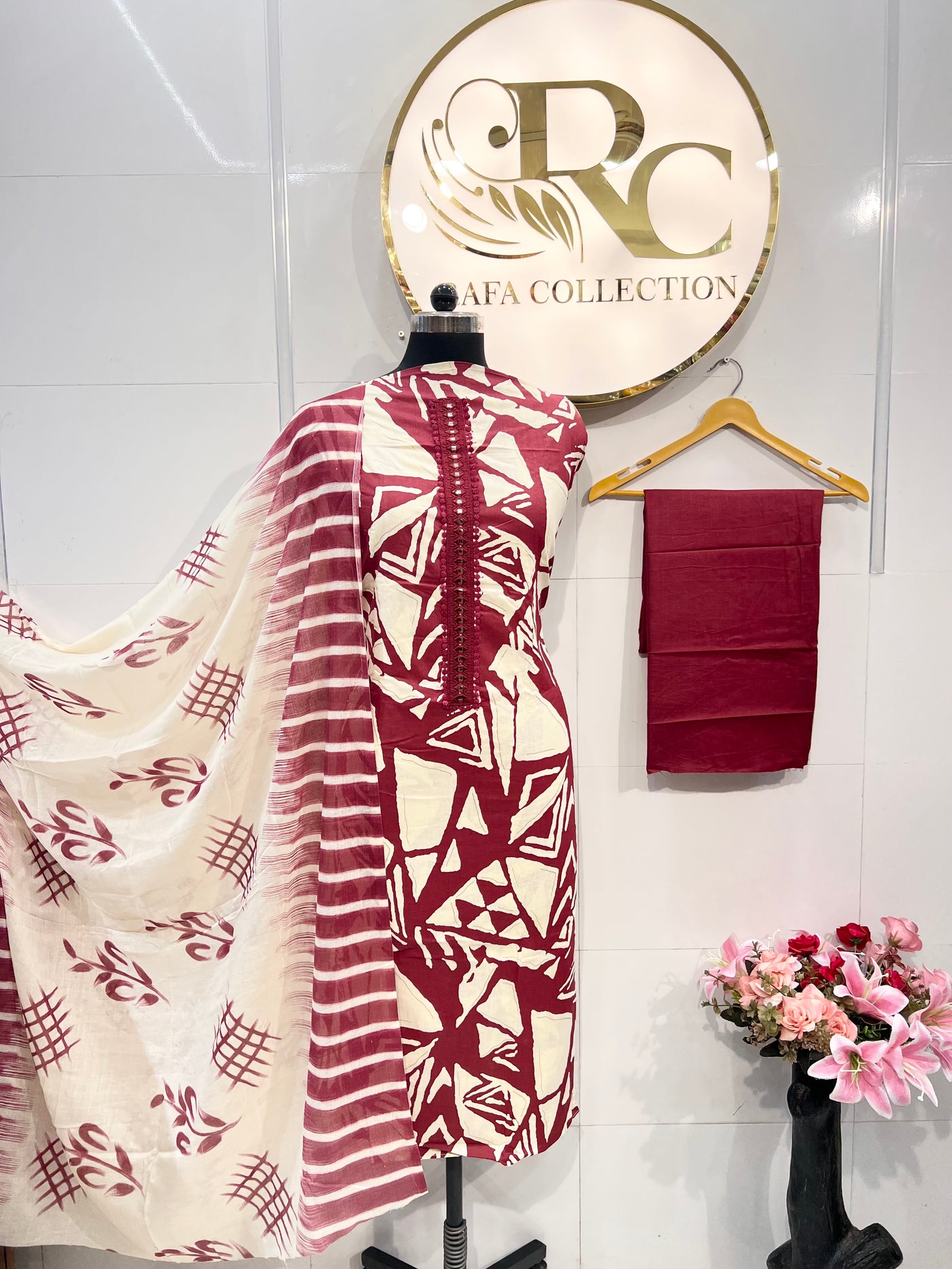 Cotton unstitch suits 2313