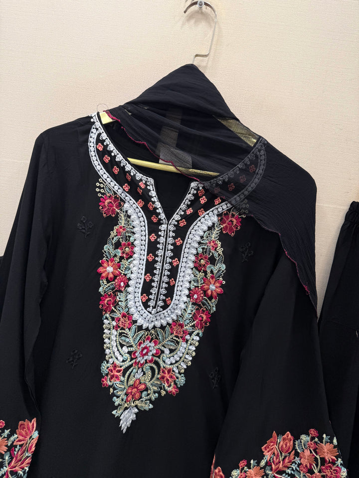 Premium Embroidered Farshi Salwar Suits