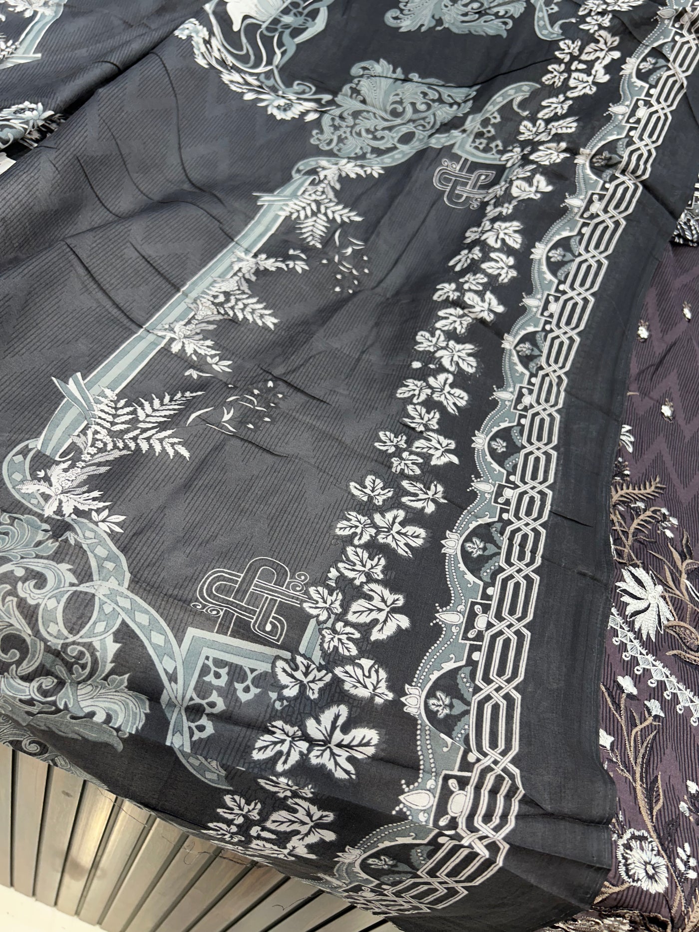 Cotton Embroidered Suit 1326
