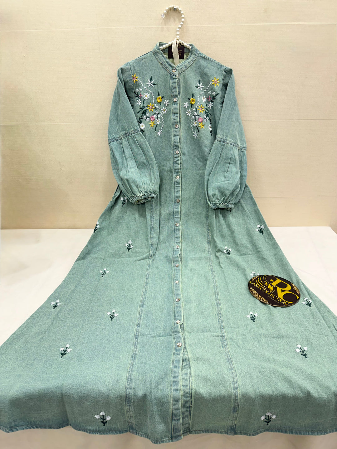 Denim long Gown