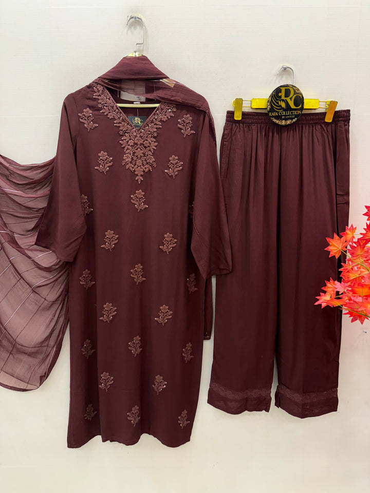 Lucknawi Embroidered Suits