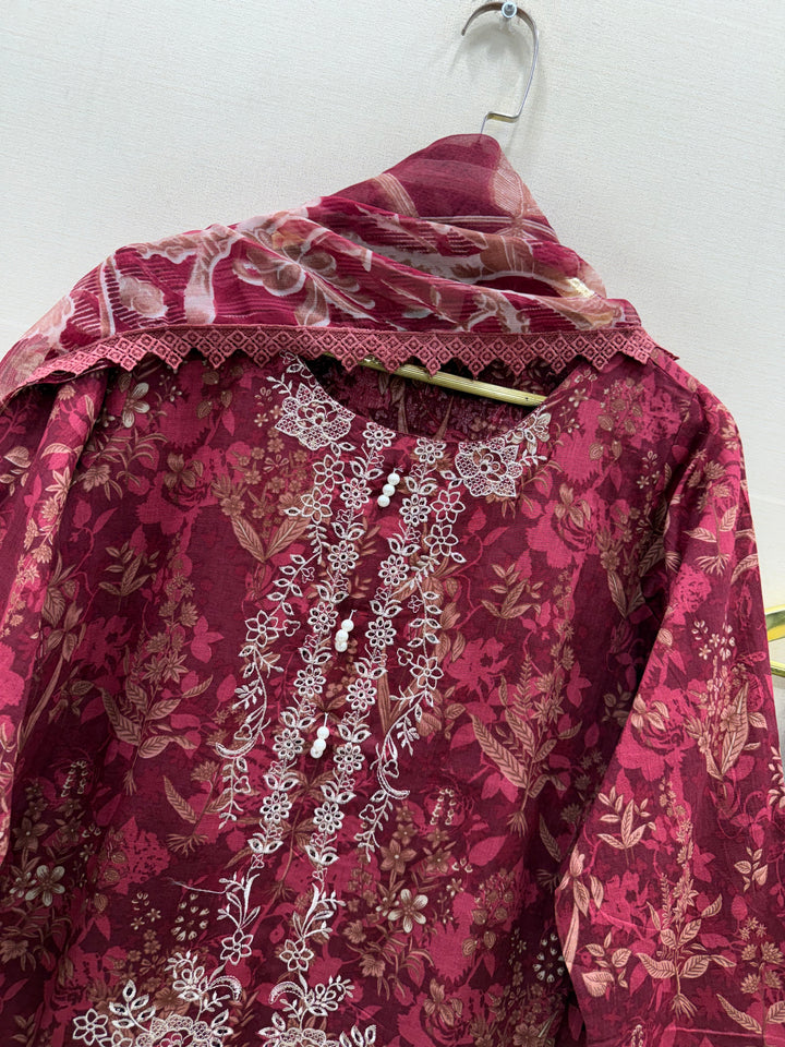 Pakistani printed embroidery suits