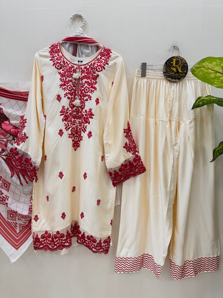 Pakistani Embroidered farshi suits
