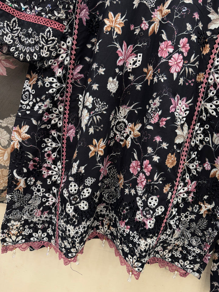 Embroidered Farshi Salwar Suits