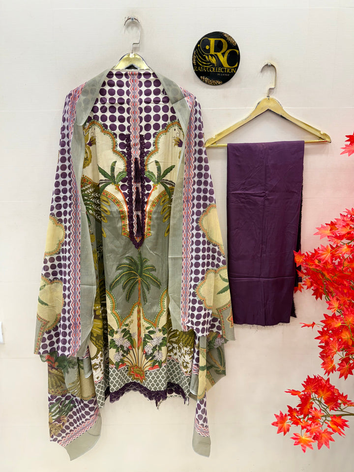 Cotton unstitched suits