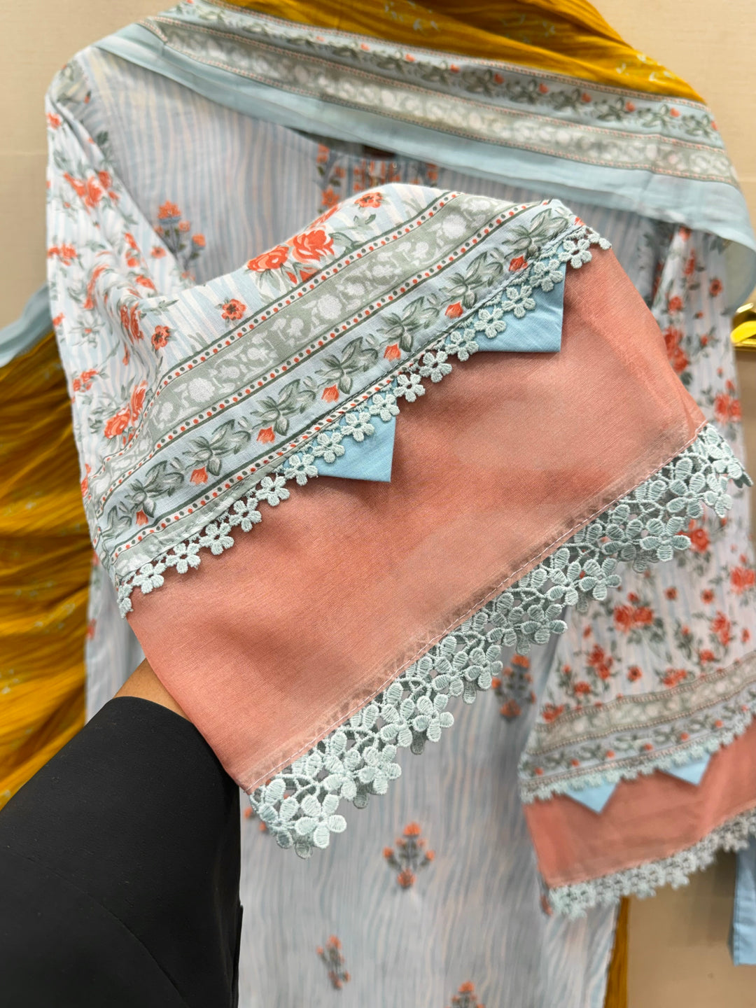 Cotton Embroidered Suits