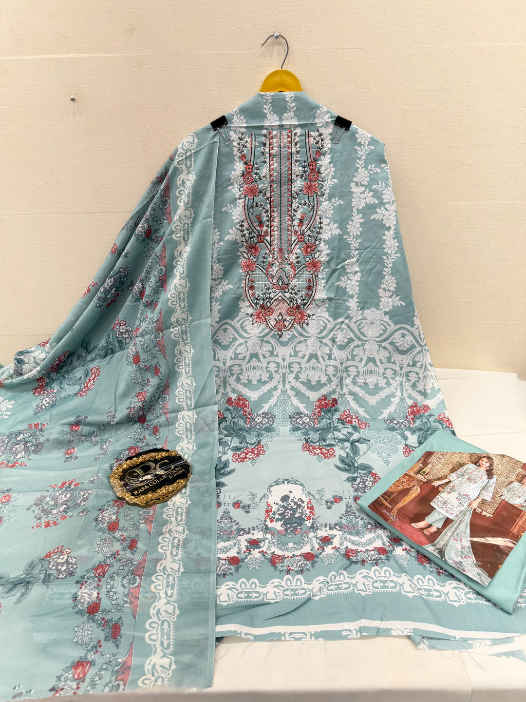 Cotton embroidered suits 2859