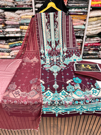 Rayon Unstitch Suit 1437