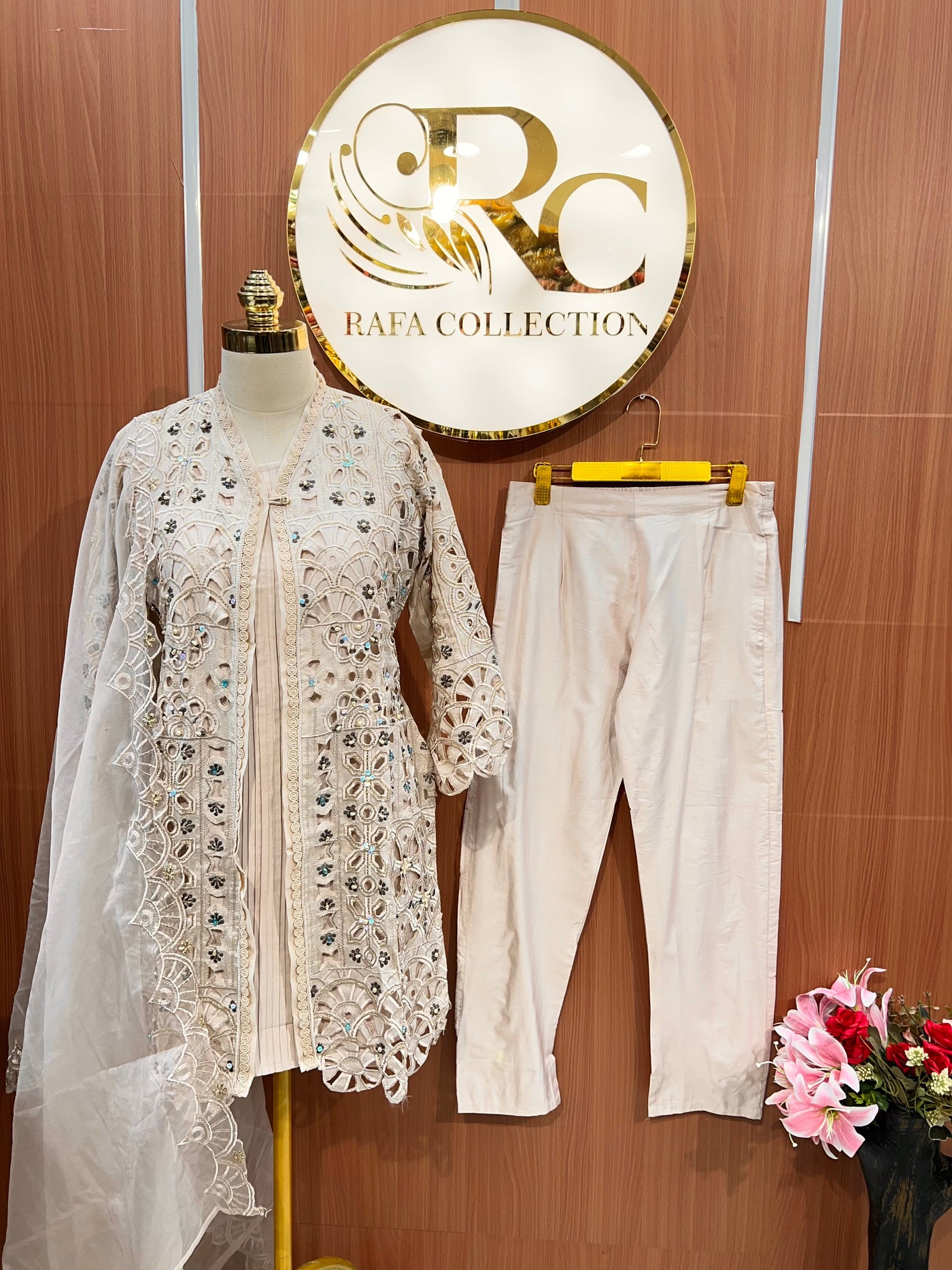 Pakistani cutwork formals 2551