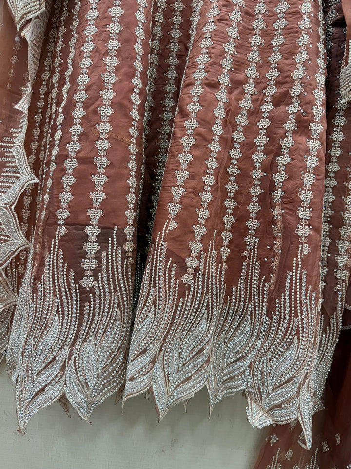 Party wear embroidered suits