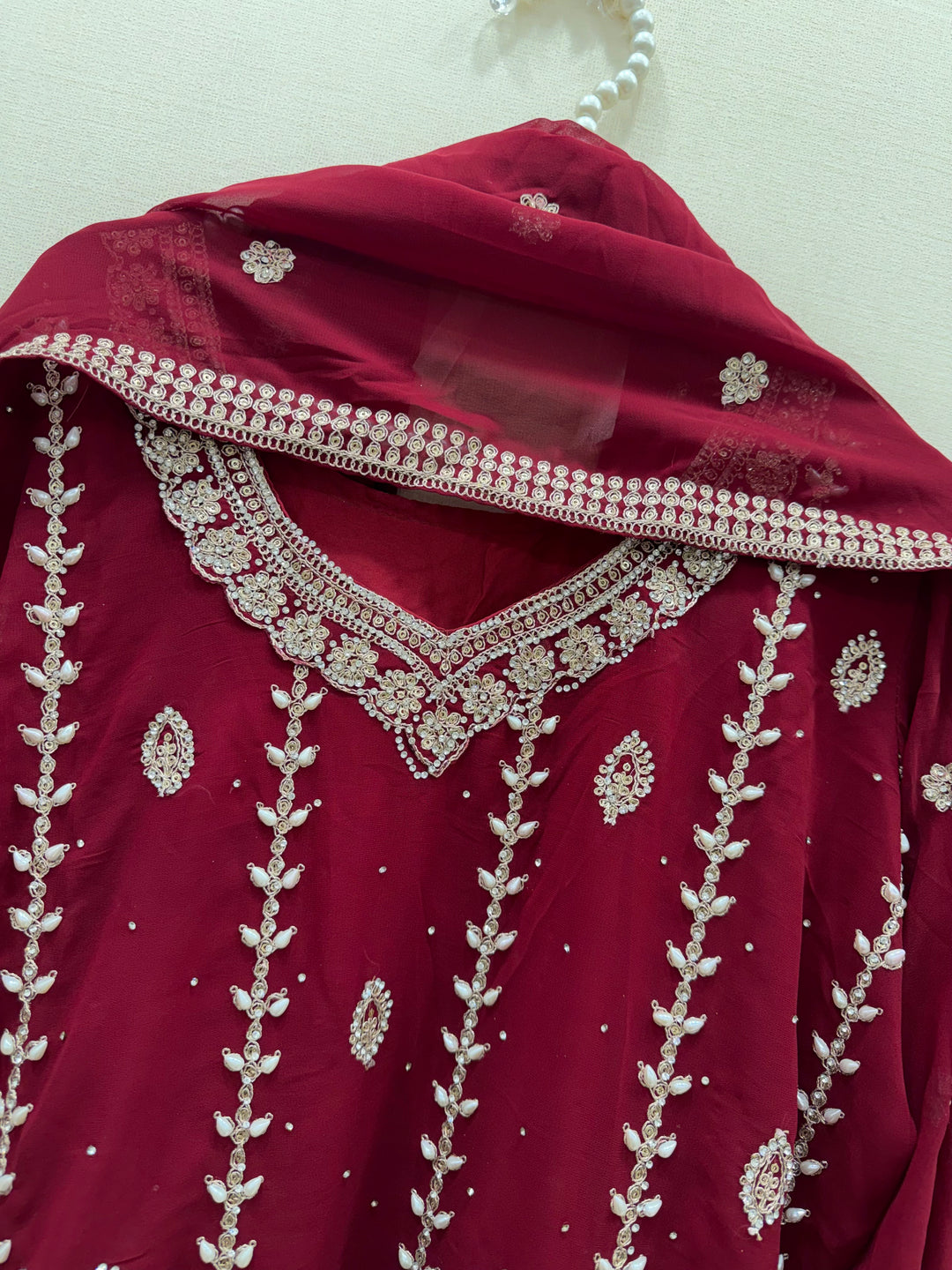 Handwork plazzo suit 5902