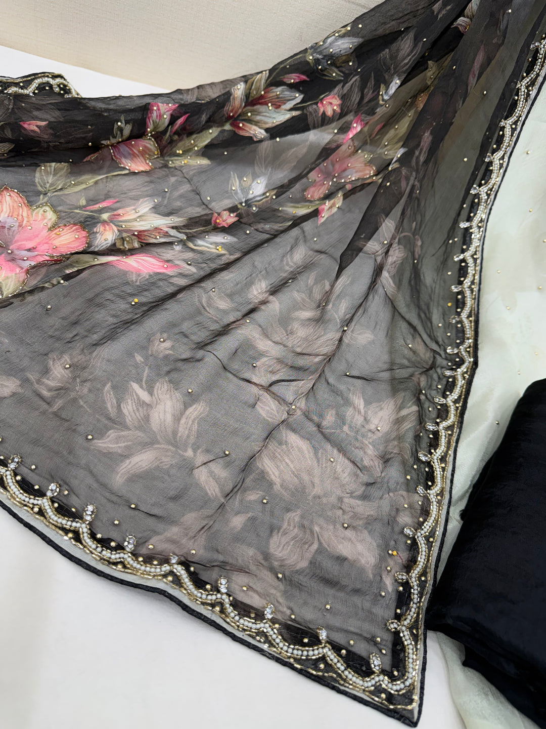 Organza Handwork Suit
