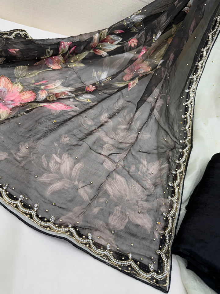 Organza Handwork Suit