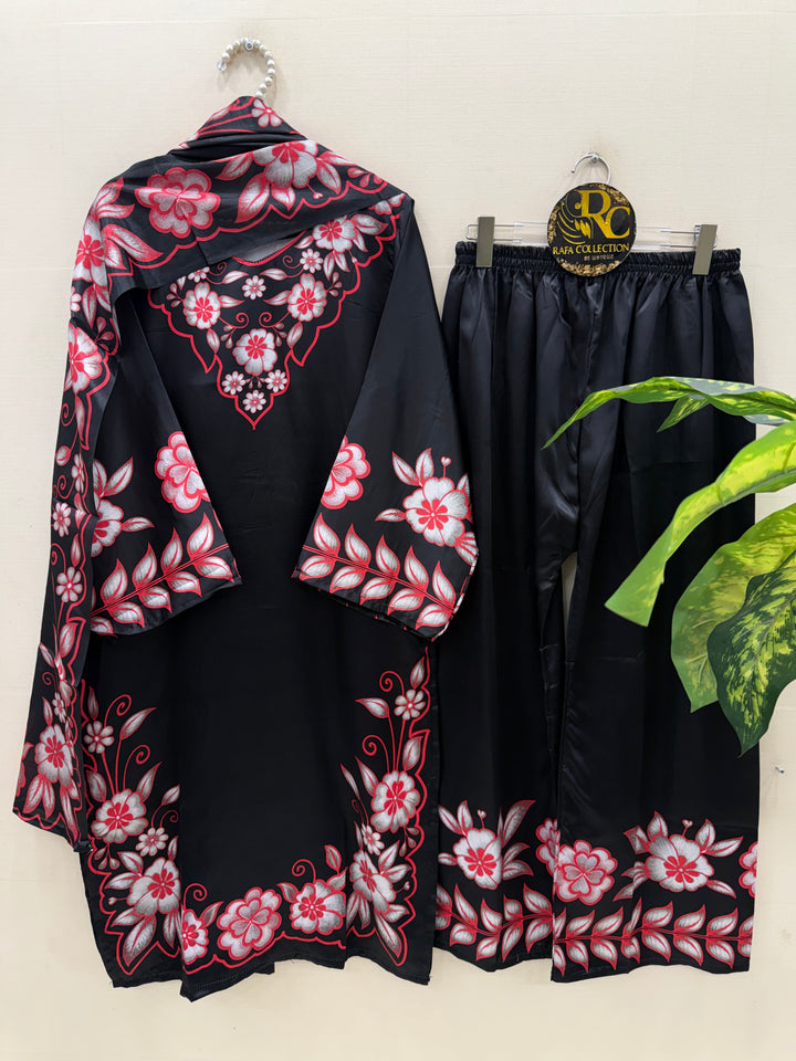 Satin Printed Suits