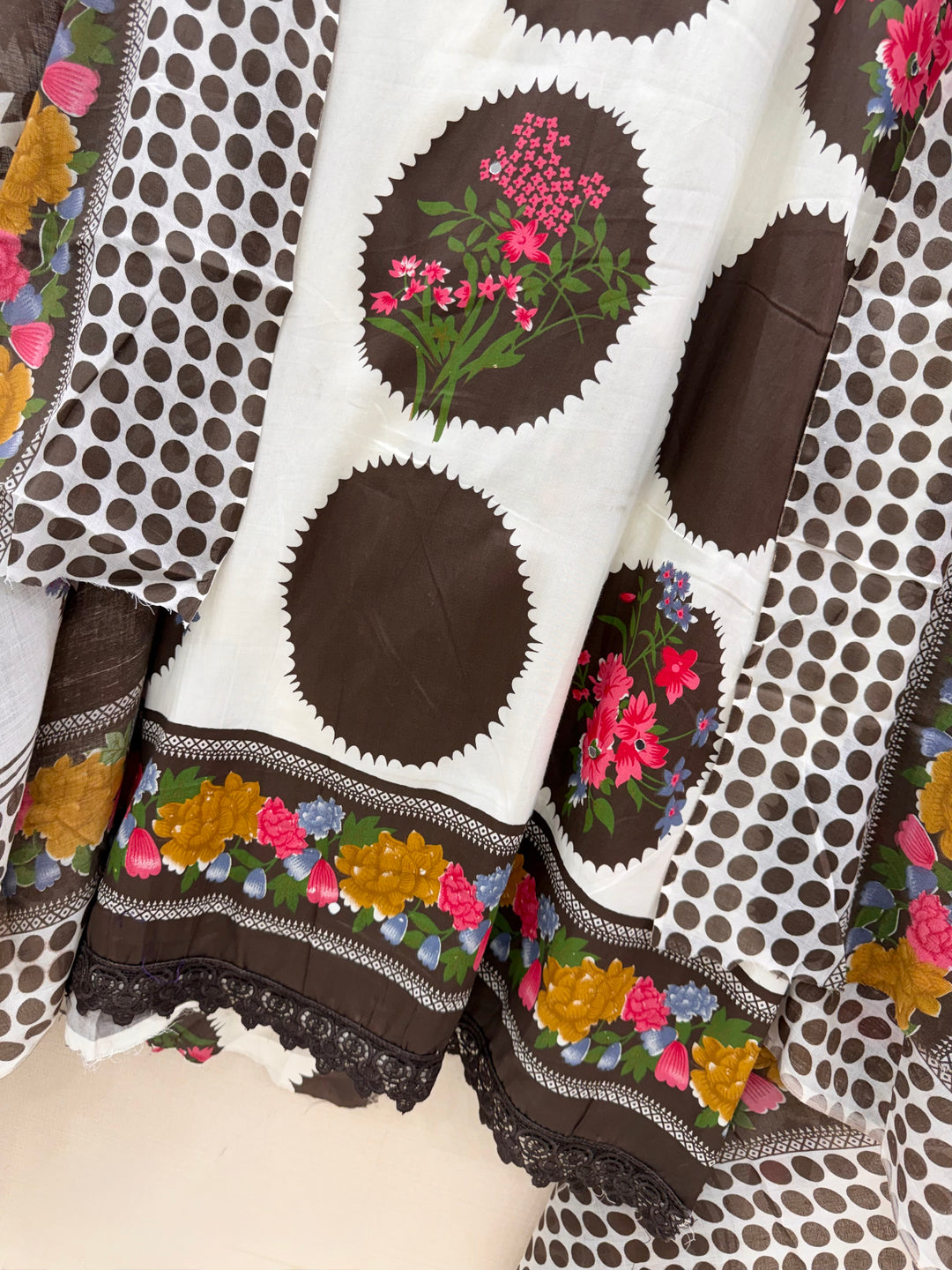 Cotton unstitched Suits