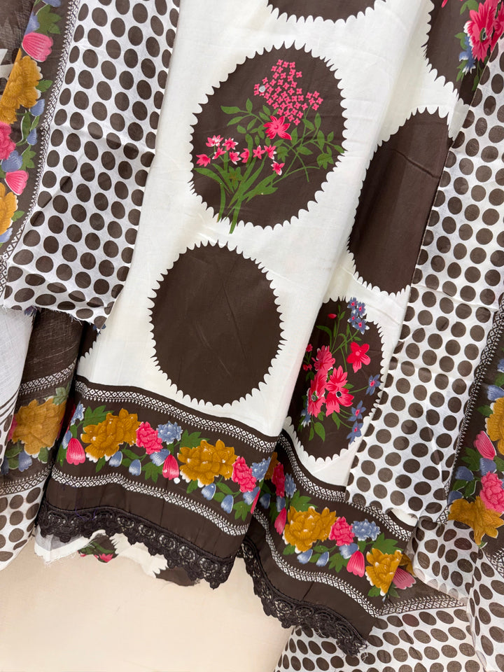 Cotton unstitched Suits