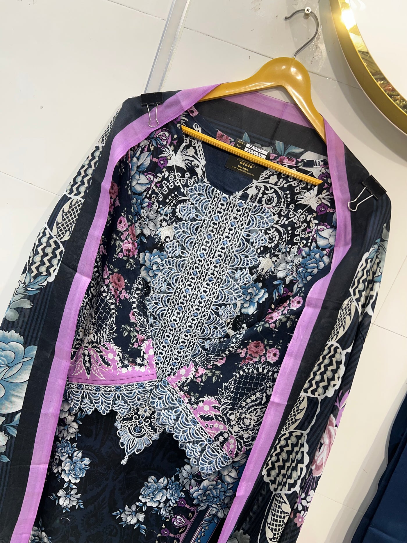 Pakistani embroided suit 1993