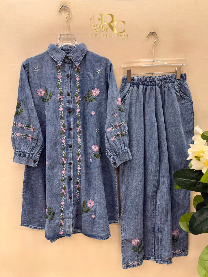 Denim Long Co-ord Sets