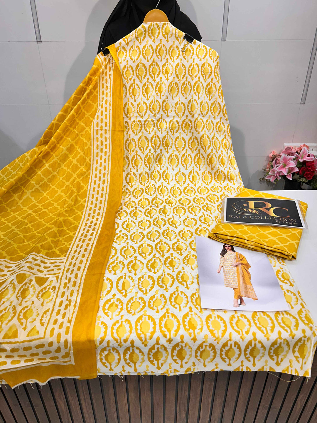 Cotton Printed suit 11546