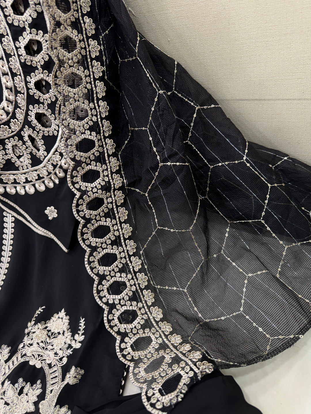 Premium cutwork long suit