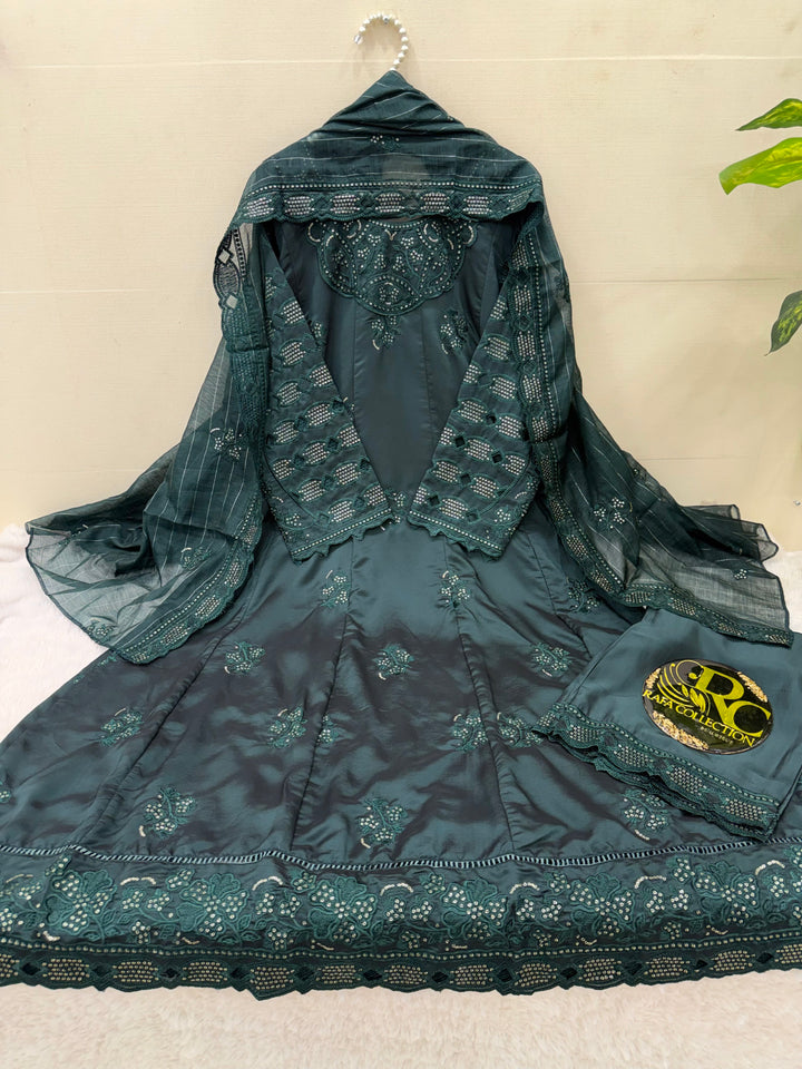 Premium cutwork long suit