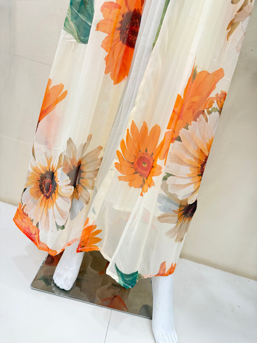 Floral shrug gowns