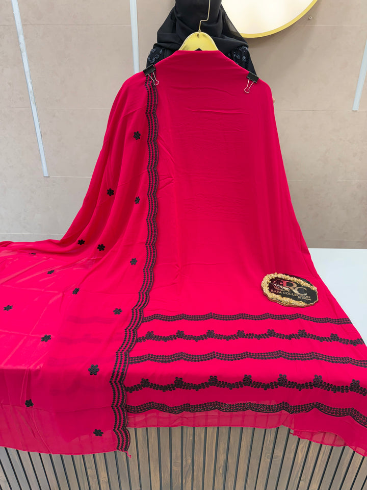 Georgette Embroidered unstitch suit
