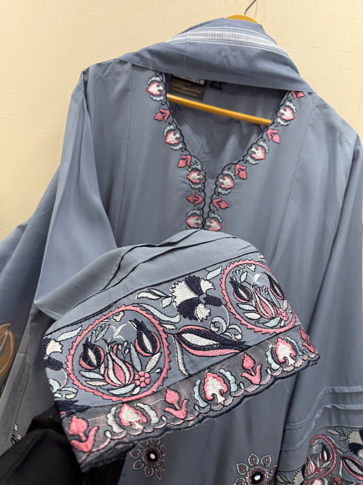 Embroidered plus size suits 2978