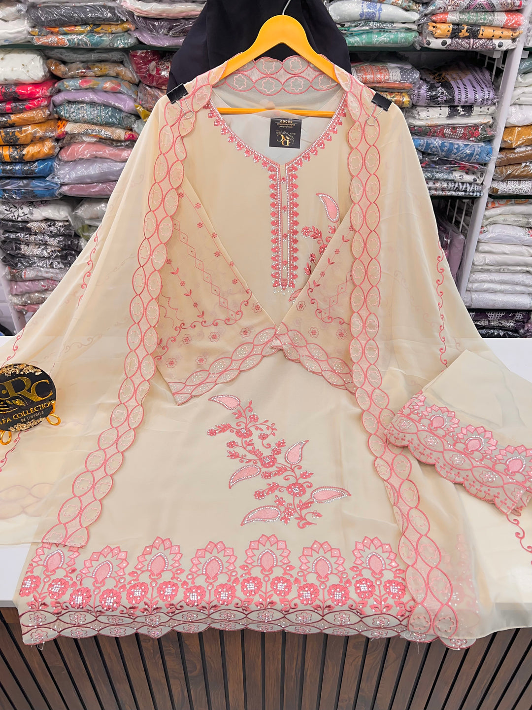 Stone embroidered suits 2781