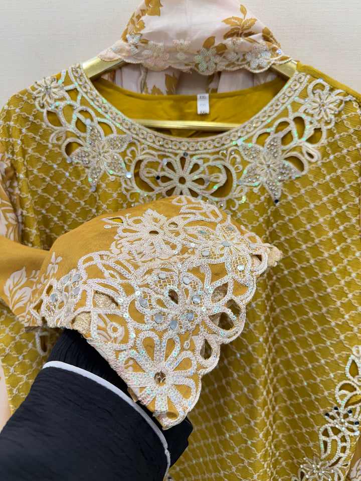 Pakistani cutwork suits