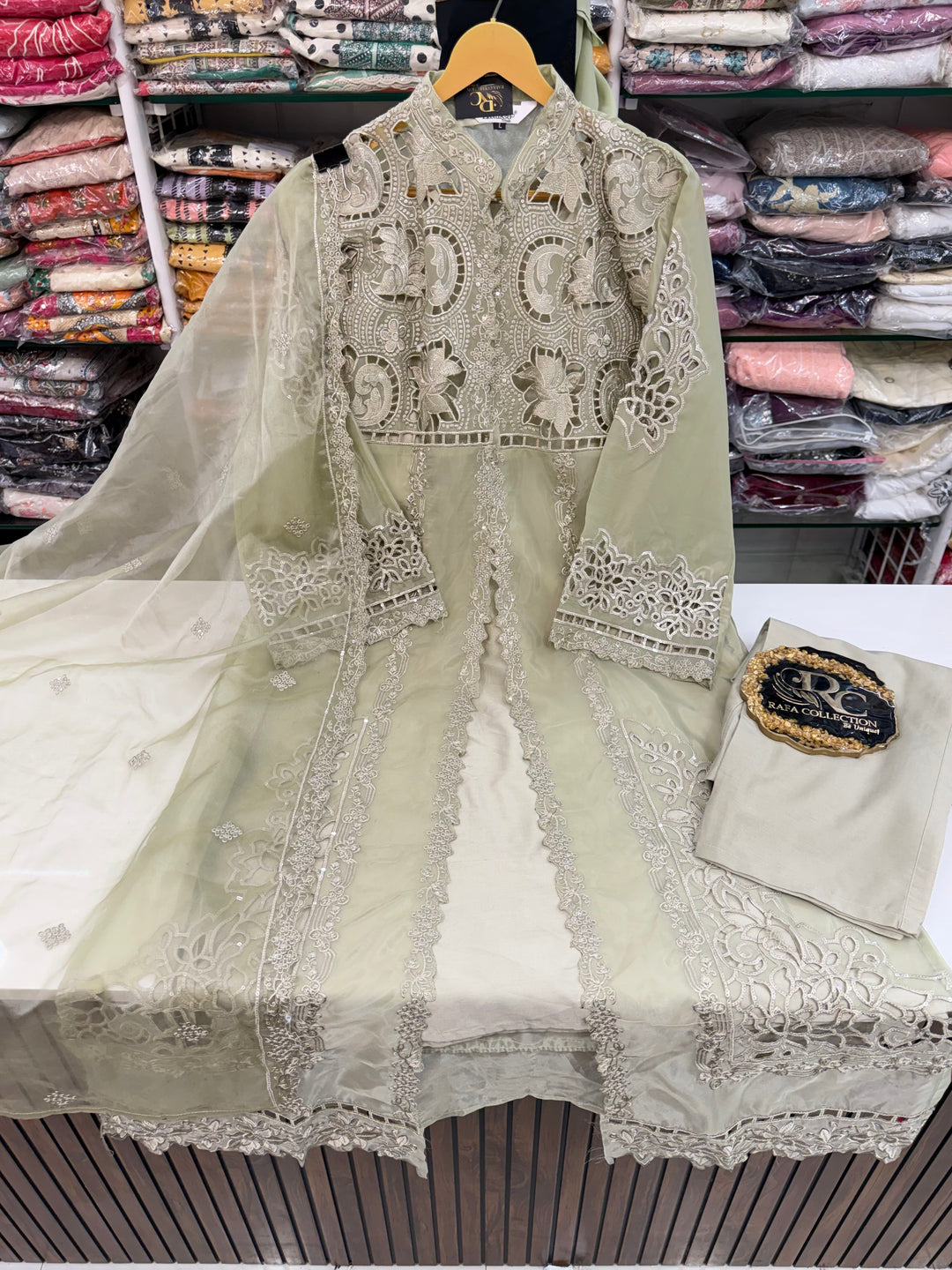 Premium cutwork suit