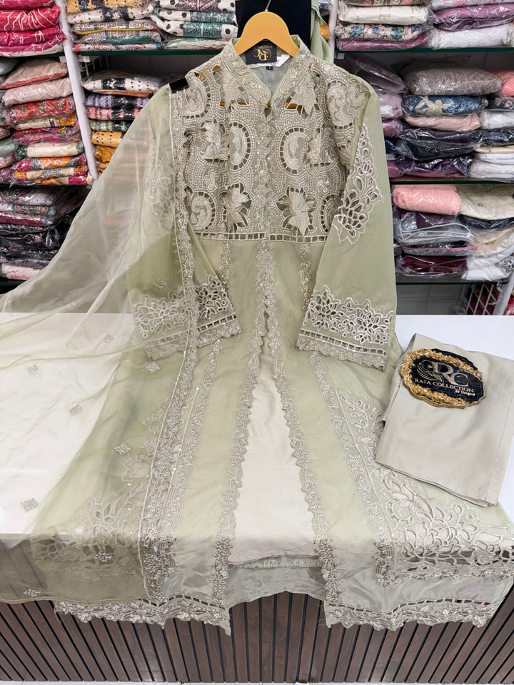 Premium cutwork suit