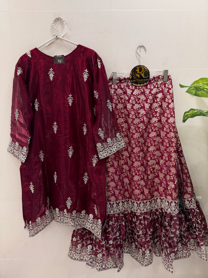 Luxury pakistani garara suits