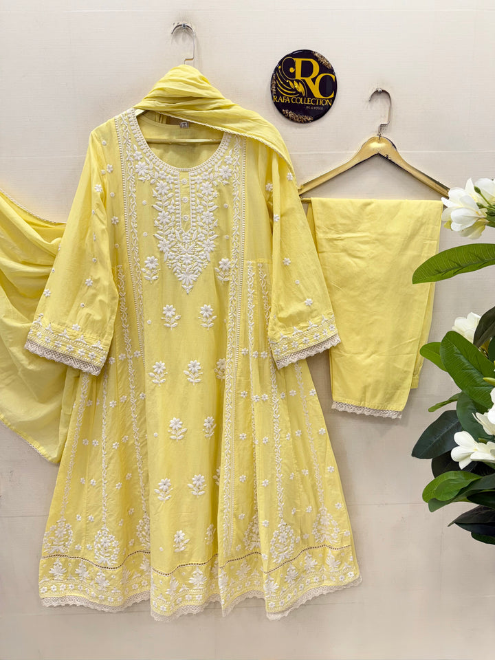 A-line Lucknawi suits