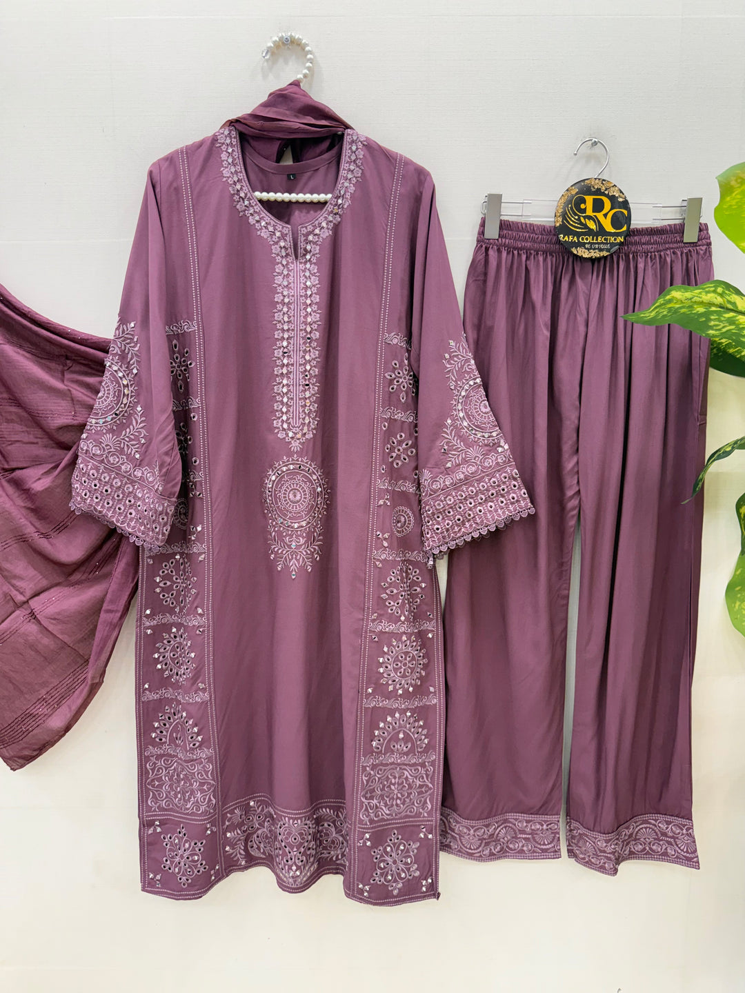 Rayon Embroidered suits