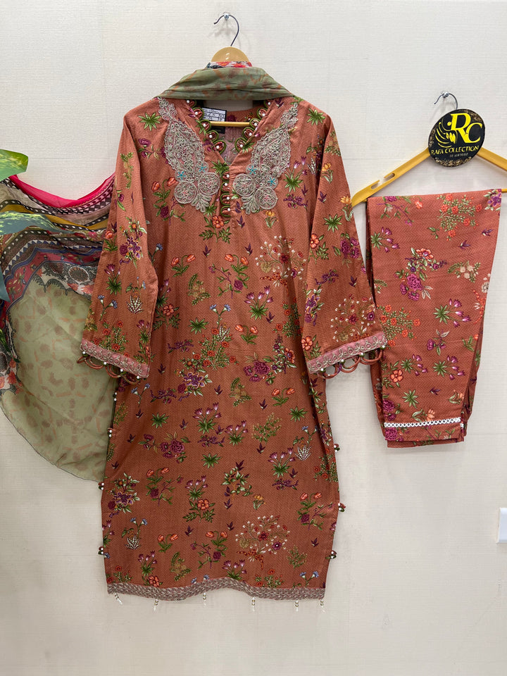 Cotton patch work suits