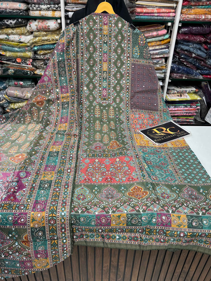 Organza Mirror work suit 1949