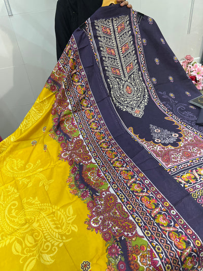 Semi Cotton embroided suit 1898